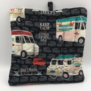 Food Truck Print Pot Holder